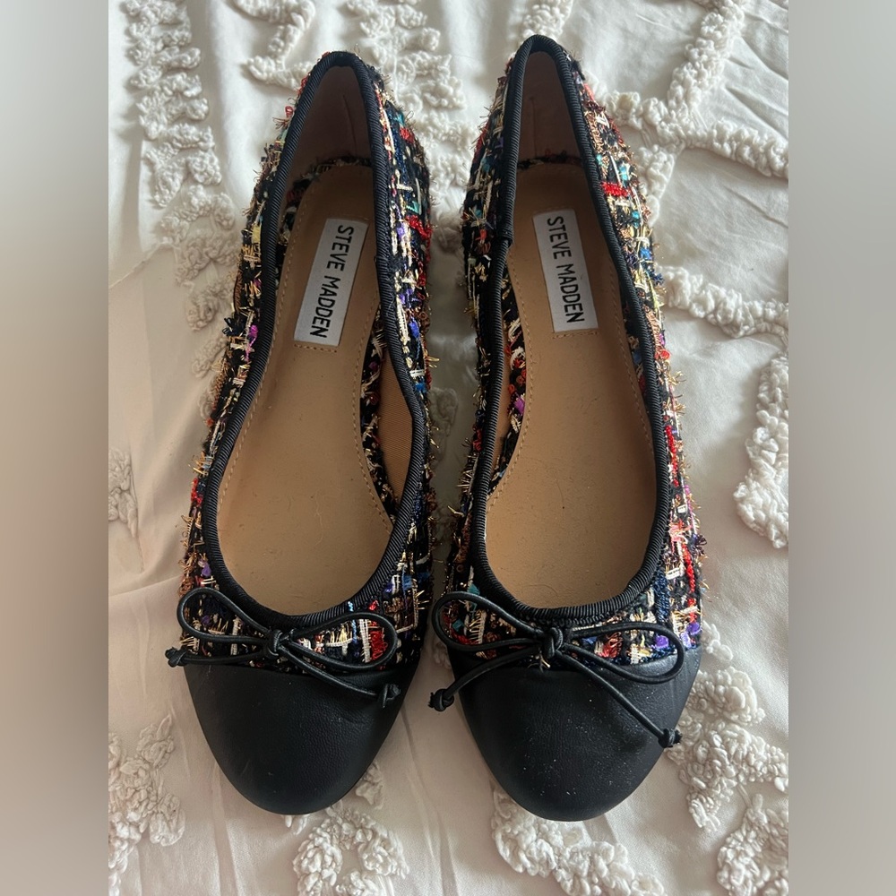 Steve Madden Women's Multicolor Ballet Flats